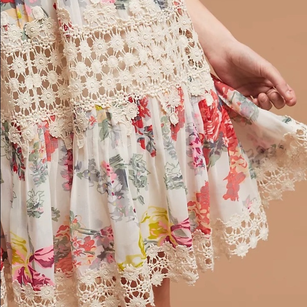 Anthropologie Ranna Gill Kalila Floral Dress Size S - Picture 4 of 13